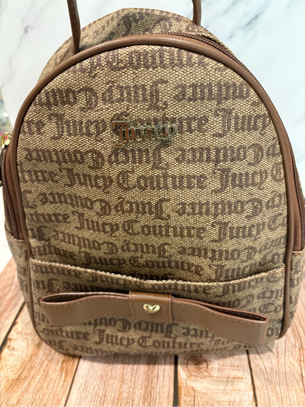 Juicy Couture Peek-a-Bow Mini Backpack - Picture 5 of 10